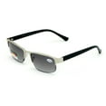 thumbnail image 1 of Metal Rectangular No Line Progressive Trifocal Sunglasses Reading Glasses - Better Then Bi-Focal bifocal - Outdoor Sun Reader, 1 of 3