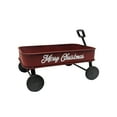 thumbnail image 1 of Metal Red Merry Christmas Mini Kids Wagon Rolling Kid Toy Cart Holiday Seasonal Home Decor, 1 of 4