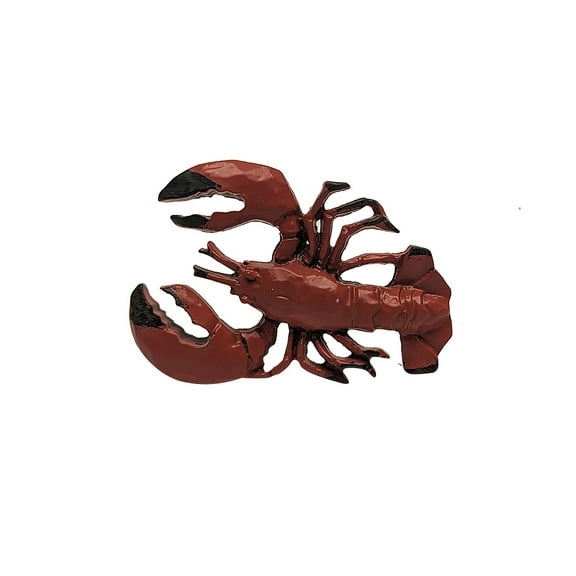 Metal Red Nautical Lobster Drawer Pull Dresser Knob Kitchen Cabinet Hardware Coastal Beach Home Decor