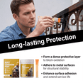 thumbnail image 1 of Metal Refinishing Coating, Paint for Metal Surfaces, Rust Reformer Paint, Metal Rust Remover, Rust Oleum Rust Reformer, 300G No-Sanding Rust Conversion Paint with 1Pc Brush, Works, 1 of 9