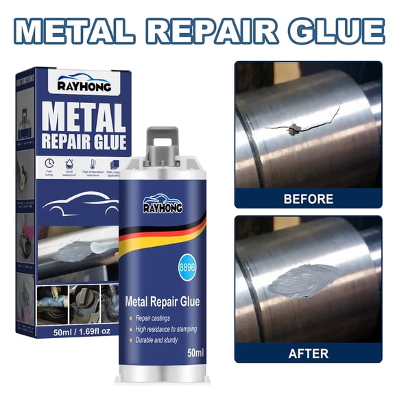 Metal Repair Glue, 50Ml Equipment Casting Defect Repair Metal Castings Welding Glue for Blisters Pores and Cracks