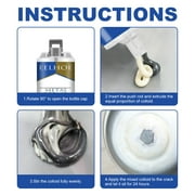Metal Repair Glue 50ml | A&B Epoxy Adhesive | Cold Weld Industrial Metal Filler | Heat Resistant up to 150°C | High Strength | Crack & Leak Repair | Multi-Surface Bonding | Fast Cure | Durable Fix