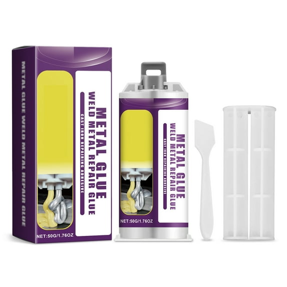 Metal Repair Glue, High-Temperature Resistant Epoxy Adhesive for Casting Repair, Industrial Strength Metal Glue with Wear & Chemical Resistance, Low Shrinkage Durable Bonding Solution