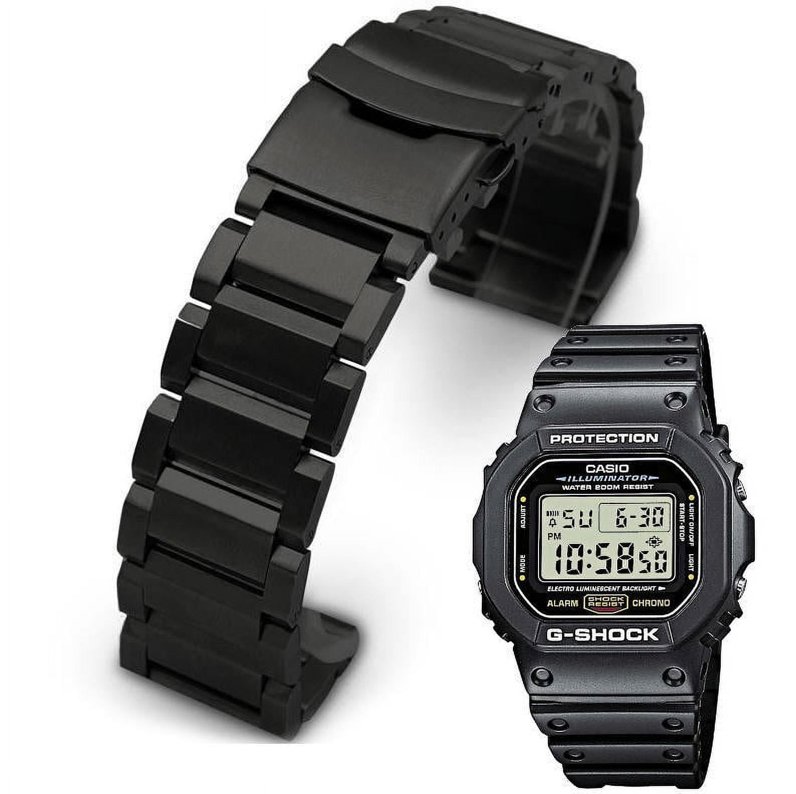 Metal Replacement Band Fits Casio G-Shock Watch DW5600E GM GW DW 5600 5610  5700 | Quarzuhren