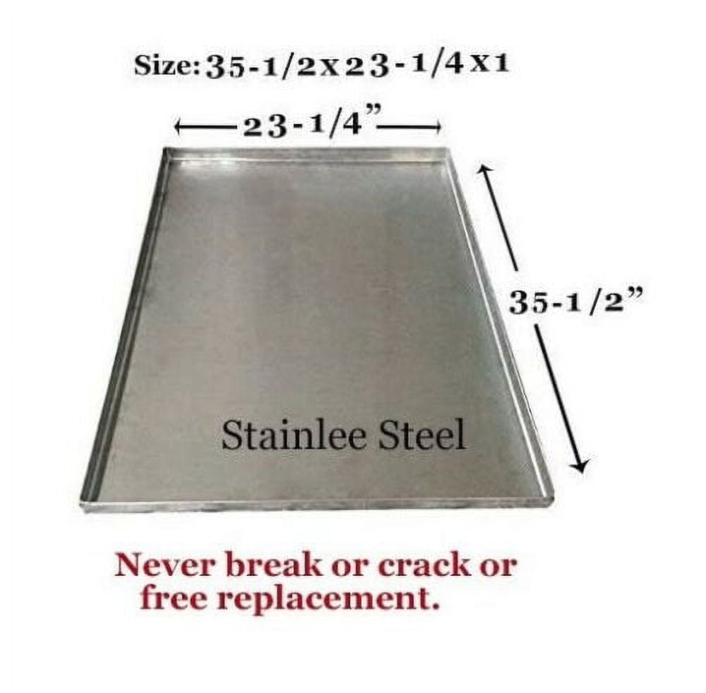 Metal Replacement Tray for Dog Crate Stainless Steel 36" Chew