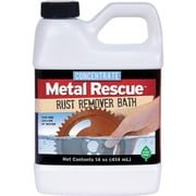 Workshop Hero Metal Rescue Rust Remover Bath - Liquid Rust Remover - 14 Oz.   Residential Use, Standard Application