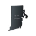 thumbnail image 1 of Metal Rhode Island Wall Art - Custom Metal US State Sign - 14 Color Options 30, 1 of 5