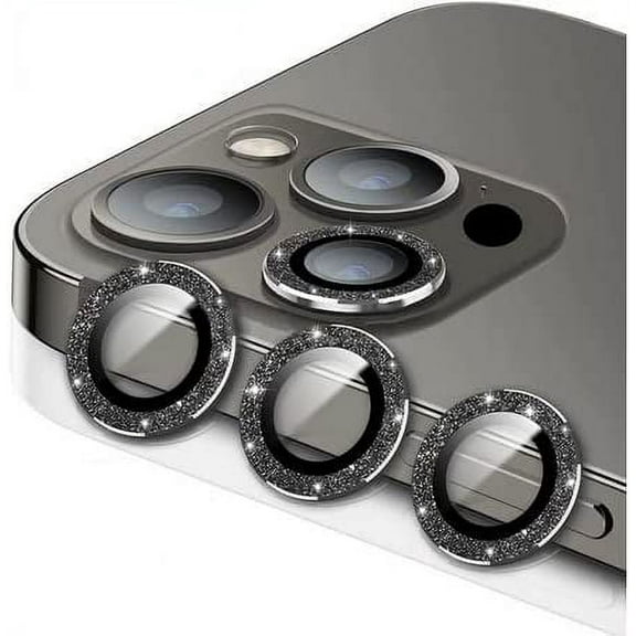 Metal Ring Protector Glass for iPhone 11 12 13 Pro Max Camera Lens Protection On iPhone 12Pro 13Pro 14 Pro Max Camera Film (Iphone 11 Pro 3D Diamond)