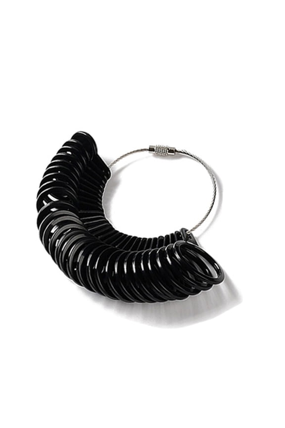 Metal Ring Sizer Gauge Mandrel Finger Measure Stick Standard Tool Sliver A7