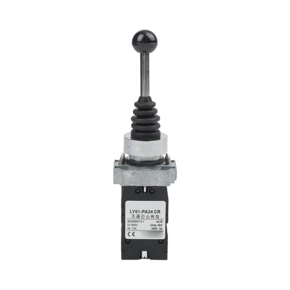 Metal Rocker Switch XD2-PA24/PA14, 22Mm Four-Way Control, Self-Locking Or Reset, 600V 15A, for Resistant For Industrial Machinery(XD2-PA24)