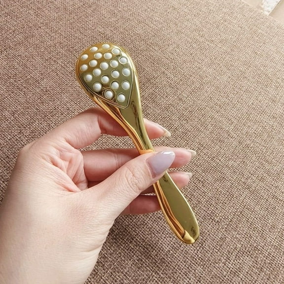 Metal Roller Massager Facial Scraping Tool Beauty Device Face Lifting Instrument Manual Massage Roller Skincare Tool