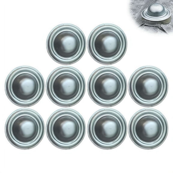 Metal Roof Screw Caps,100 Pack Galvalume Screw Cover Caps,Rustproof & Waterproof Roofing ScrewCaps,Seal Over Existing ScrewHeads to Prevent Leaks,for Home Roof Barn and Garage Projects,Easy Install