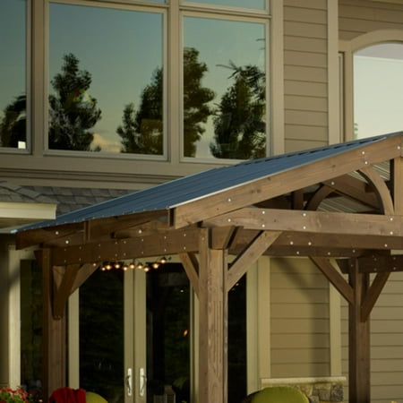 Outdoor Greatroom Company ROOF-METAL Optional Metal Roof - Lodge Pergola