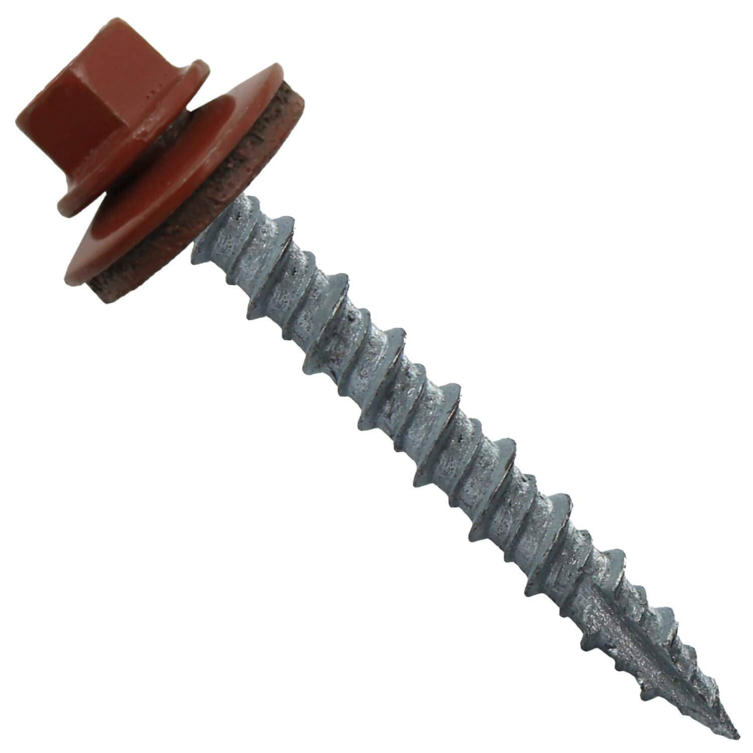 Metal Roofing Screws (1000) 10 x 11/2" Red Hex Head Sheet Metal Roof