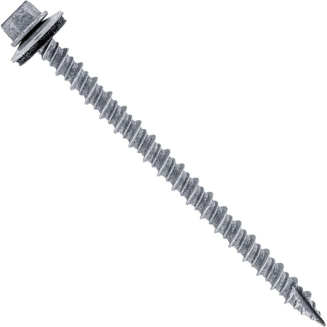 Metal Roofing Screws (250) 10 X 3" Galvanized Hex Head Sheet Metal