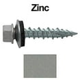 Metal Roofing Screws (250) 10 x 1" Ash Gray Hex Head Sheet Metal Roof
