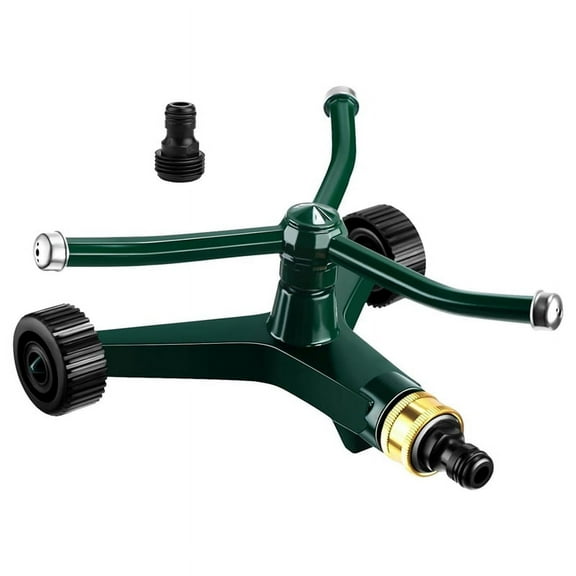 Metal Rotary Lawn Sprinkler 3 Arm Heavy Duty 360 Degree
