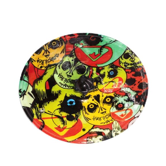 Metal Rotatable Car Vent Clip with Miniature Drum Cymbals for Musical Fun Auto Decor Commuters