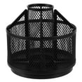thumbnail image 1 of Raindrops Metal Rotating Pen Holder Desk Organizer for Stationery with Ample Space Black 360° Swivel, 1 of 7