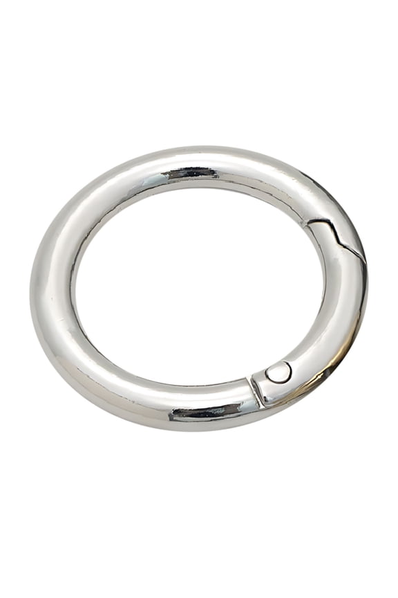 Metal Round Buckle Open Ring Keychain, Versatile Key Ring for Keys, Bags, Luggage, Accessories, Durable Metal Iron Design for Strength, Style