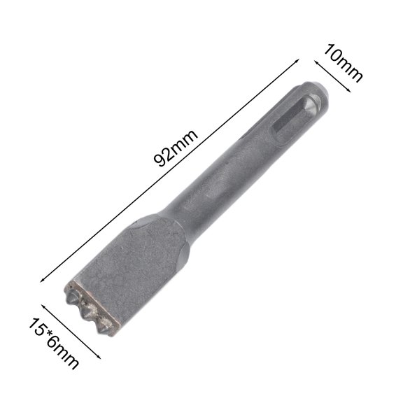 Metal Round Bushing Hammer Head Concrete Bit for Demolition Hammers, High Hardness Chisel for Concrete and Marble Drilling, Power Tool Accessory(A)