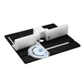 Metal Router Flip Board Aluminum Woodworking Insert Base Plate for