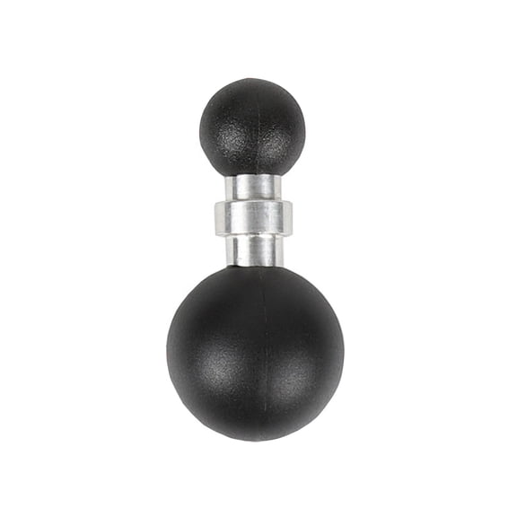Metal Rubber Ball Head Socket Arm Ball Joint Ball Adapter Replacement for Dual Ball Socket Mounting Arms