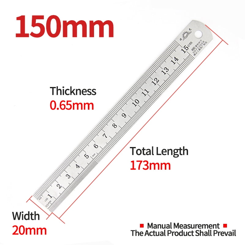 Metal Ruler Stainless Steel Angle Ruler Steel Rule Square Measure