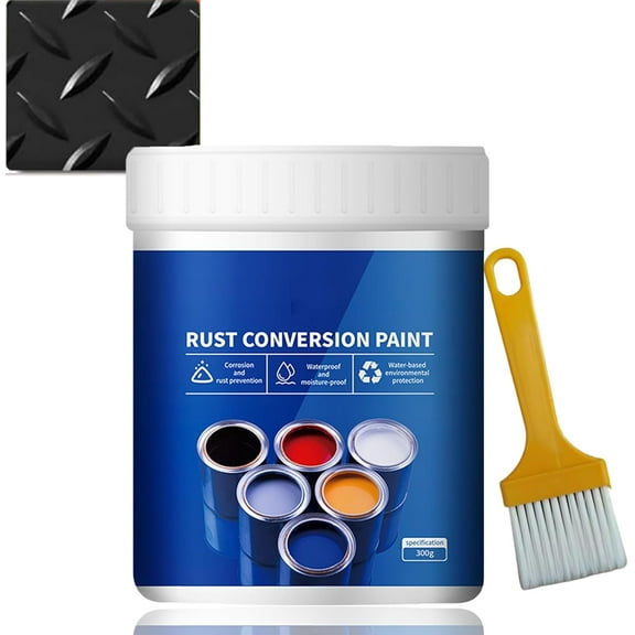 Metal Rust Preventive Paint,300g Weatherproof Rust Converter Paint For Metal,Rust Converter And Primer,Water Based