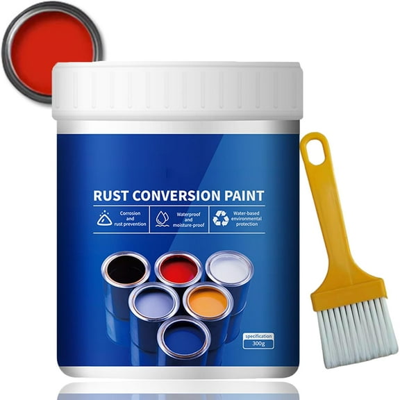 Metal Rust Preventive Paint,300g Weatherproof Rust Converter Paint For Metal,Rust Converter And Primer,Water Based