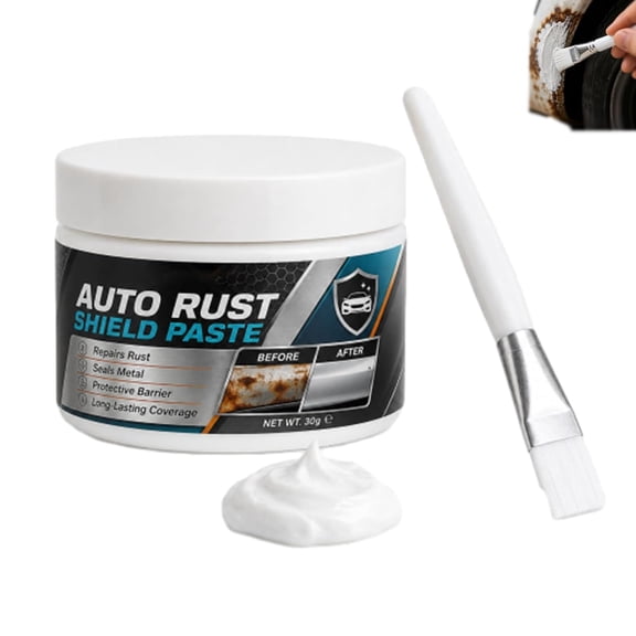 Metal Rust Protection White Repair Paste, Anti-Rust Restoration & Protective Paste, Metal Repair