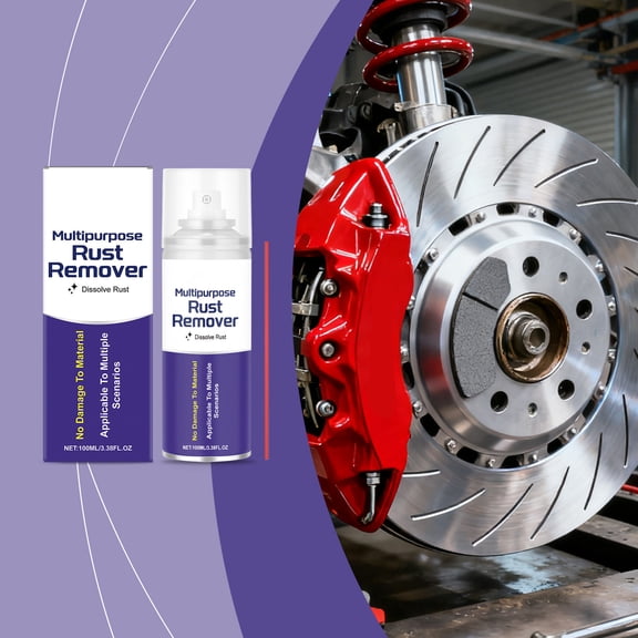 Metal Rust Remover,100ml Stain Cleaner Spray for Car,Equipment,Industry Maintenance,Tire Restoration,Polishing,Plumbing,Workshop,DIY Repair Use
