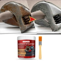 Metal Rust Remover - Rust Converter for Metal, Water-based Metal Paint Rust Inhibitor, Furnishks Rust Converter, Multi Purpose Rust Converter Protection Car Coating Primers with Brush (1pcs,300g)