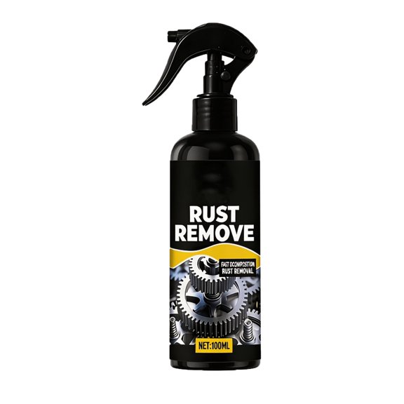 Metal Rust Remover Spray 100ml Powerful Oxidation Cleaner For Automotive Tools And Hardware 1 Pack