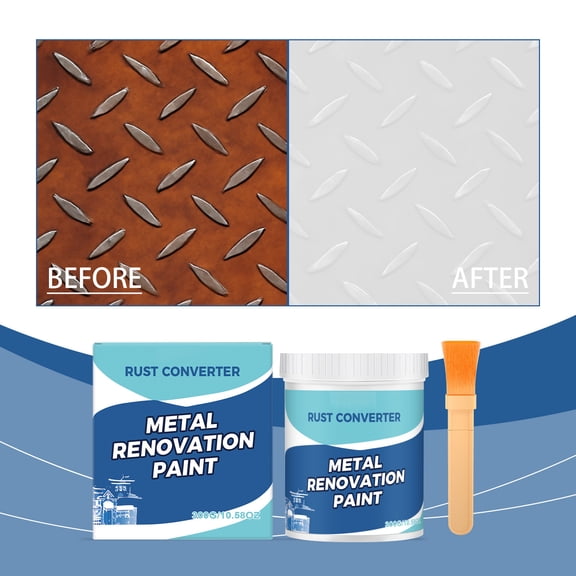Metal Rust Restoration Brightening Polish,Multi Purpose Metal Care Cleaner,Anti Oxidation Rust Converter,Long Lasting Metal Protection,Multi Surface Metal Restoration,Heavy Duty Metal Rust Remover