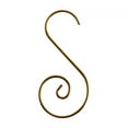 thumbnail image 1 of Metal S-shaped Hooks Spiral Swirl Ornament Hanger Christmas Tree Decoration Accessories, Gold, 1 of 10