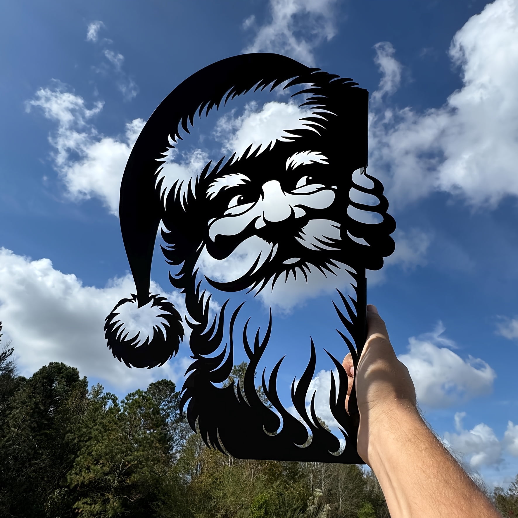 Santa Head Wall Decor