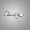 thumbnail image 1 of Metal Scissors Keychain, Silver, 1 of 3