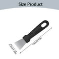 thumbnail image 1 of Metal Scraper Tool,BBQ Stiff Grill Pan Cleaning Scraper Spatula,Stainless Steel,1PC(Red), 1 of 6