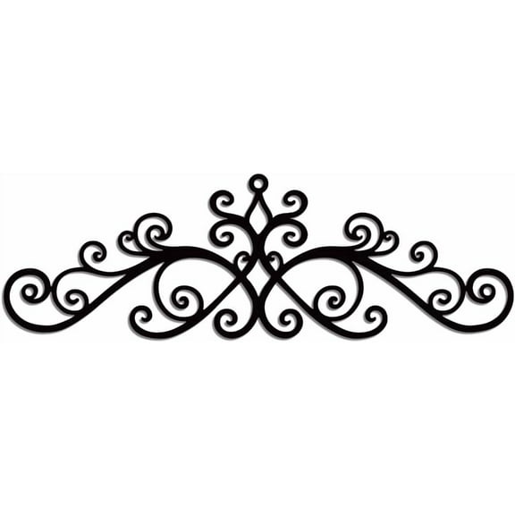 Metal Scroll Wall Art Iron Flower Scroll Decor
