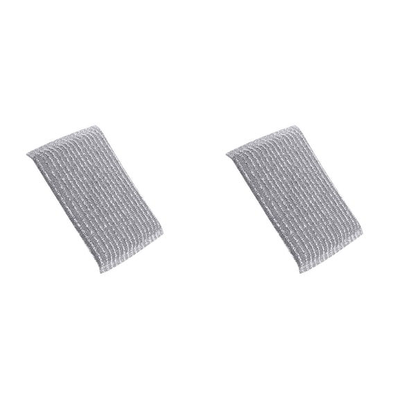 Metal Scrub Sponge - Non-Scratch Kitchen Cleaning Sponge - Heavy Duty Dish Scourer for Pots and Pans - 2 Pack