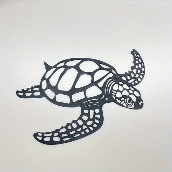 Metal Sea Turtle Wall Art, Animal Wall Decor, Decorations for Indoor Living Room