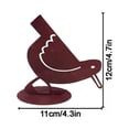 thumbnail image 1 of Metal Seagull Ornament, Cosmug Rusty Metal Bird Silhouette, Decorative Outdoor Garden Art, for Garden Decor, Yard Decor, Fence Decor and Outdoor Display, Color C, 1 of 6