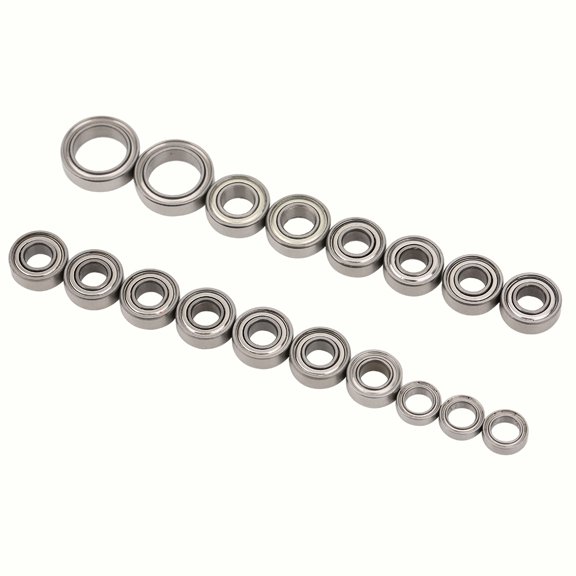 Metal Sealed Bearing Kit Accessory for CC01 1/10 Car Silver Graysilver gray
