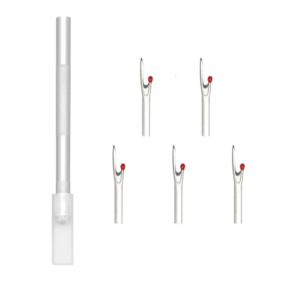 Metal Seam Rippers Thread Remover Stitching Thread Unpicker with Replacement Head Easy to Use Sewing Tool Wire Remover
