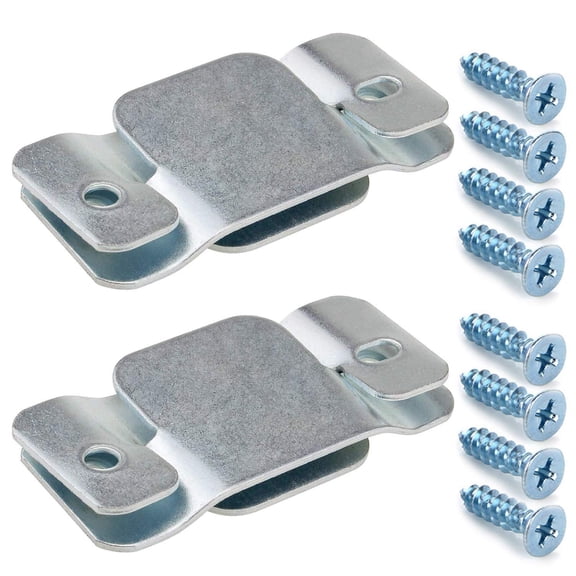 Metal Sectional Couch Connectors Furniture Interlocking,Chair Sofa Fastener Bracket with Screws,4 pcs
