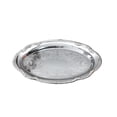 thumbnail image 1 of Metal Serving Tray, Vintage Floral Embossed Dinner Plates, Reusable Platter for Hotel Restaurant,Wedding Banquet,Fruit Dessert Display, 1 of 6