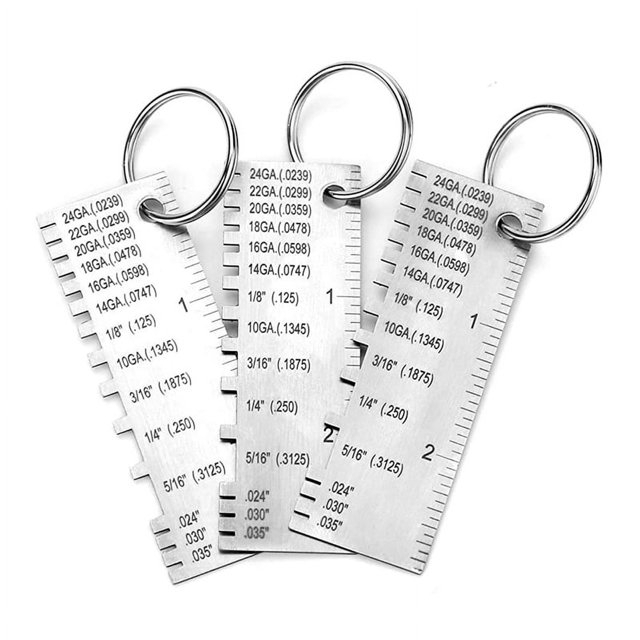 Metal Sheet Thickness Gauge, Stainless Steel Wire Gauge Size Inspection