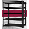 thumbnail image 1 of Metal Shelving for Storage, 5 Tier Adjustable Kitchen Storage Shelves, Shelving Unit Bookshelf Utility Shelf Metal Storage Rack for Garage Pantry Closet Laundry, 18"D x 36"W x 78" H, 1 of 5