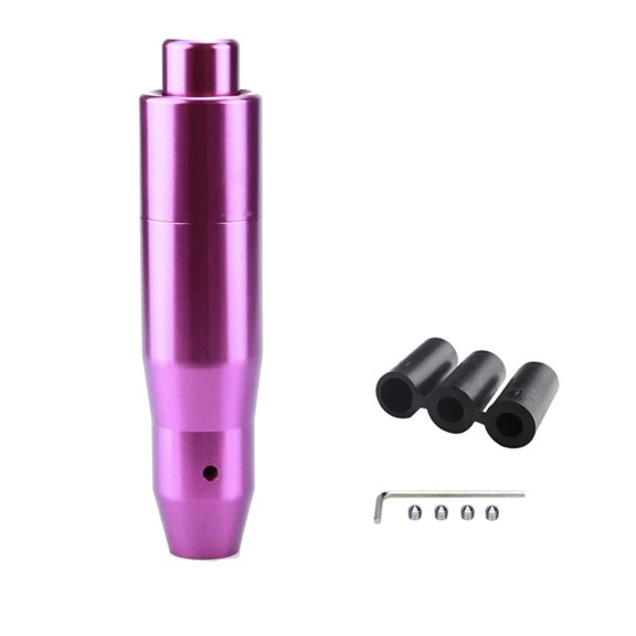 Metal Shifting Knob Automatic Transmission, Multicolor Shifter Lever Handle with Push Button Weighted